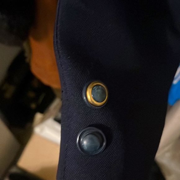 Vintage Women’s Mr. Roberts Trench coat | Dark Navy Blue | Medium | 1970’s | - Picture 13 of 13